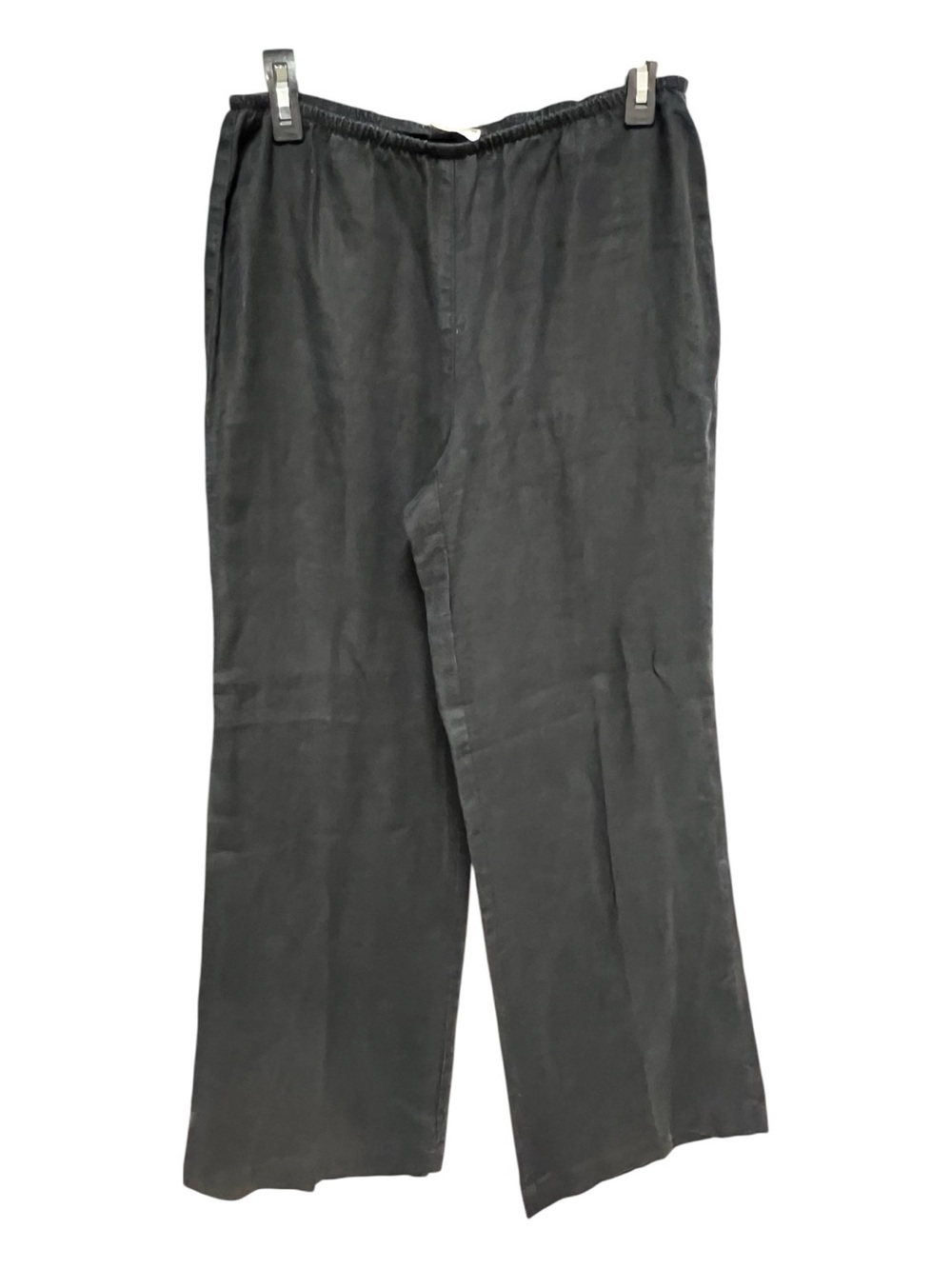EUC Chico’s Black Linen Pull-On Wide Leg Pants | Size 0 Small